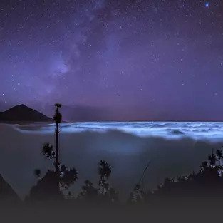 Teide by night